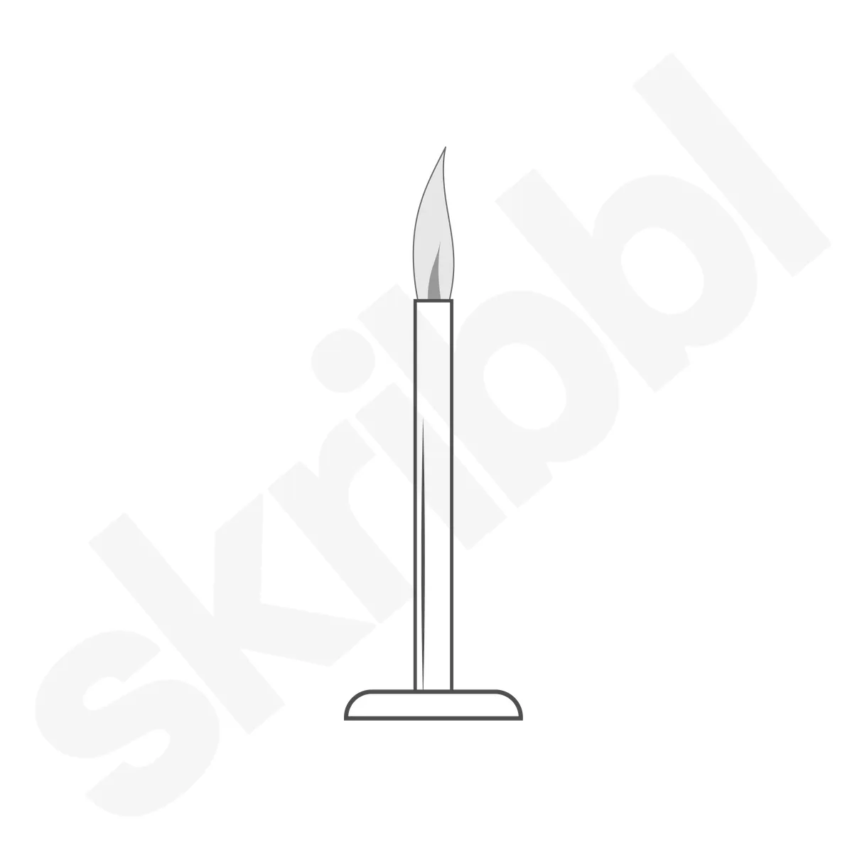 'bunsen burner' illustration chemistry equipment