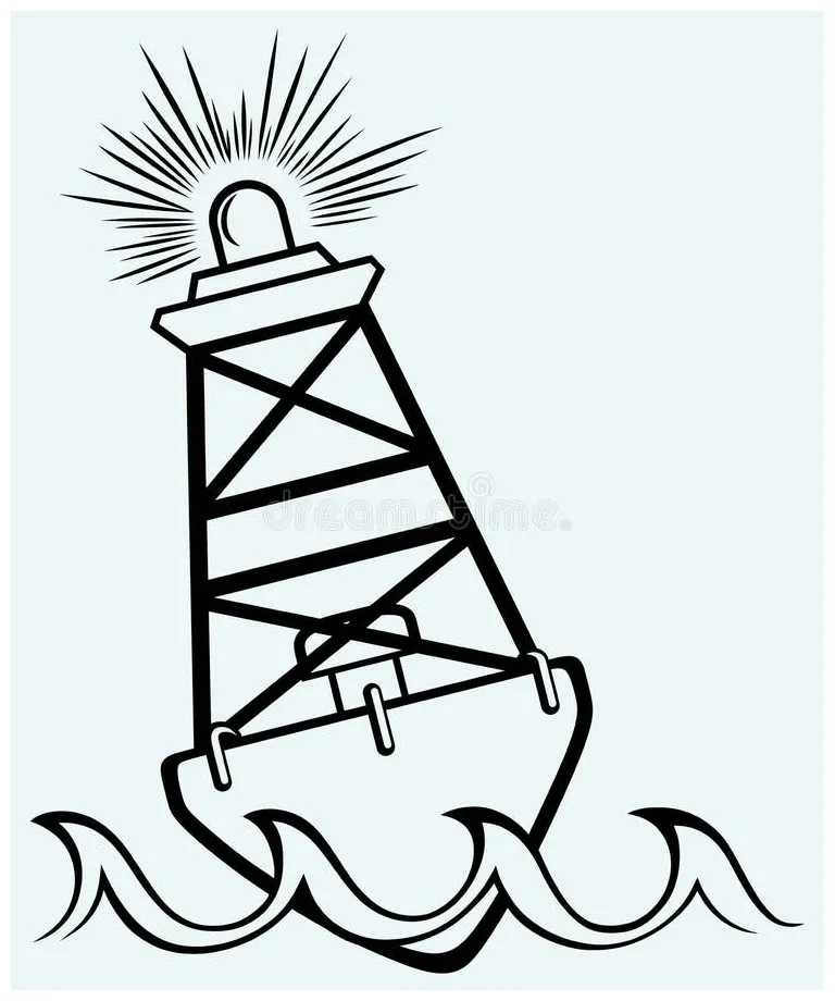 Buoy Coloring Page Coloring Pages