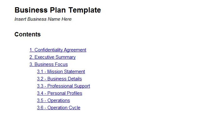 Free printable form generic