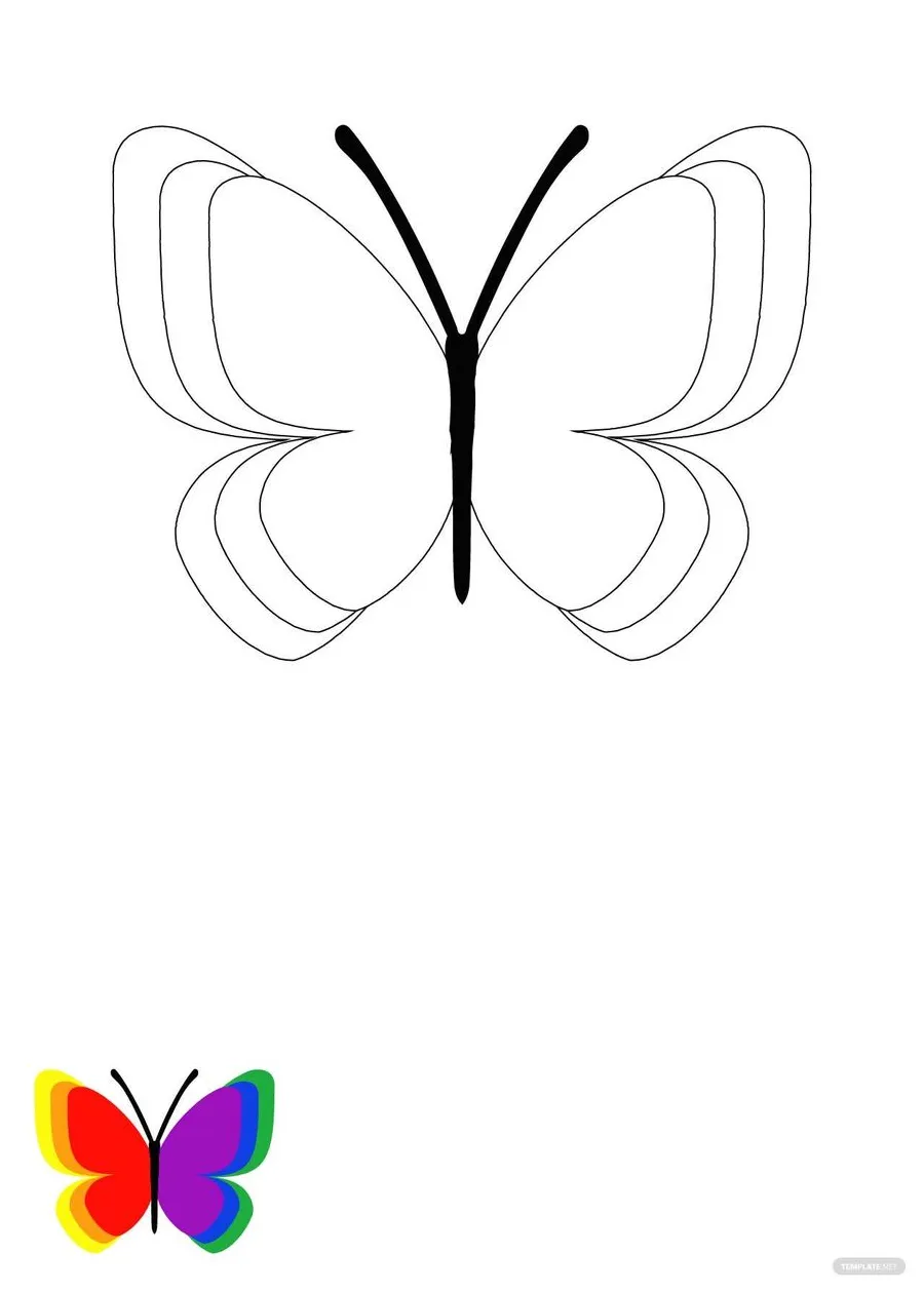Rainbow and coloring pages