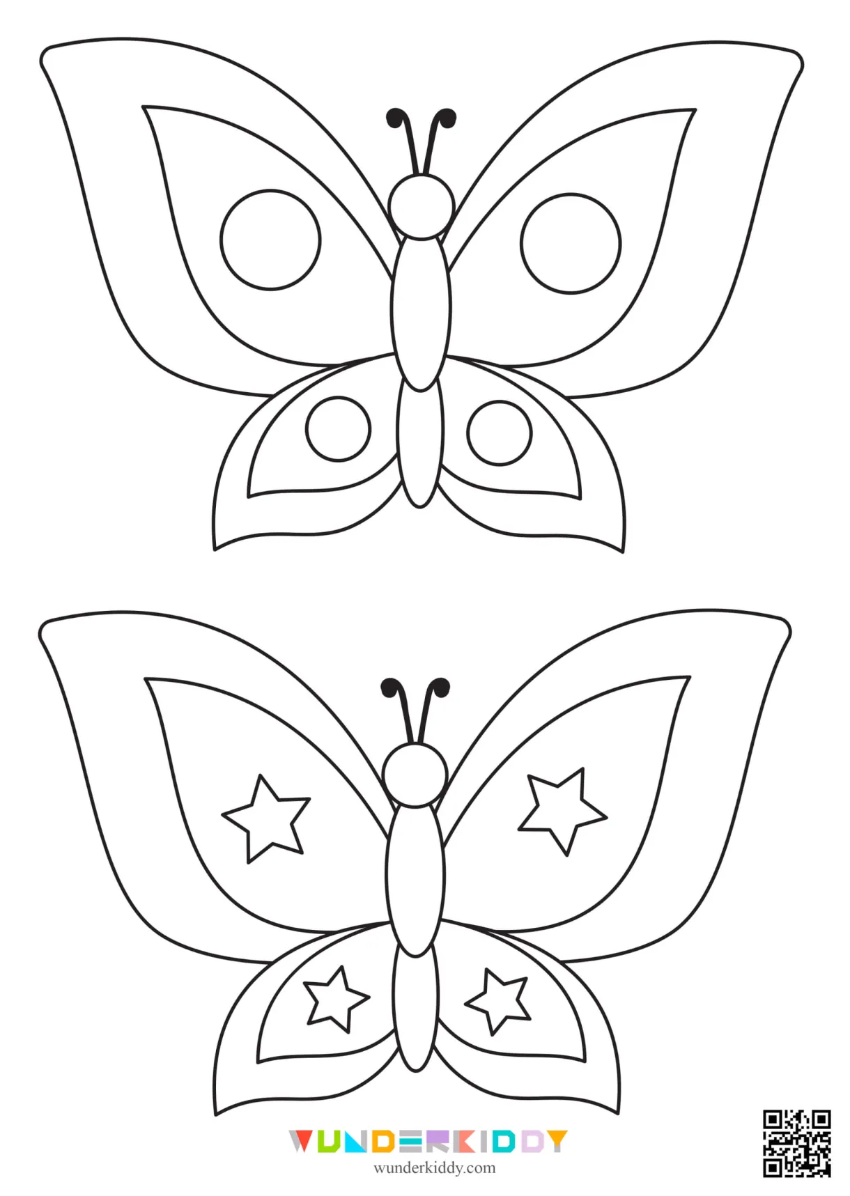 Coloring pages butterfly s printable kidshappy printable coloring page