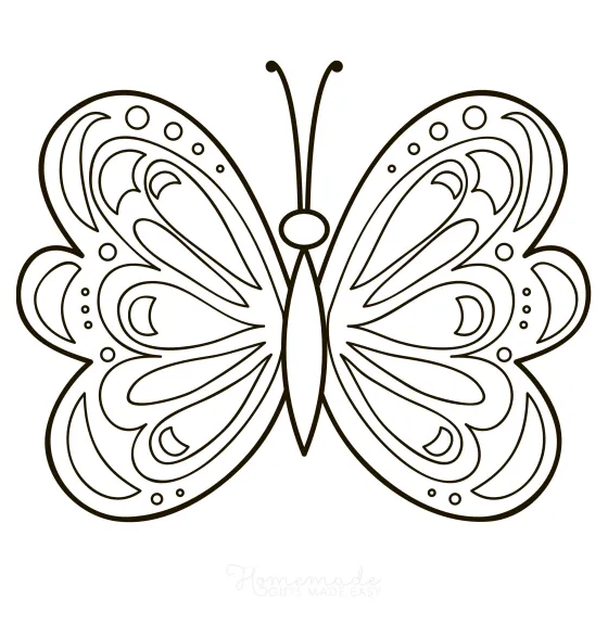 Patterned free printable coloring pages