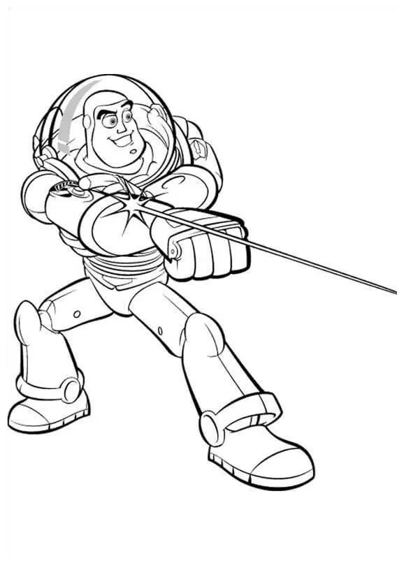 Buzz lightyear shoots the light coloring pages coloring cool