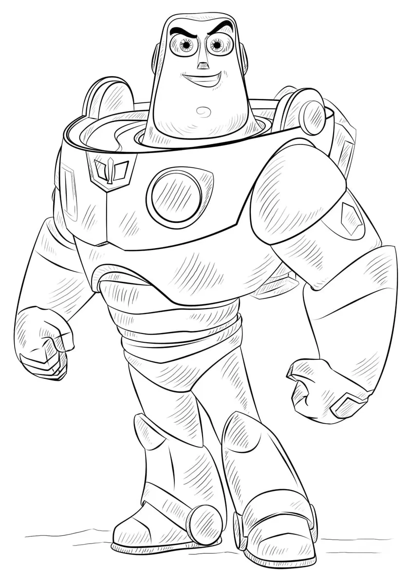 Buzz lightyear coloring page free printable coloring pages