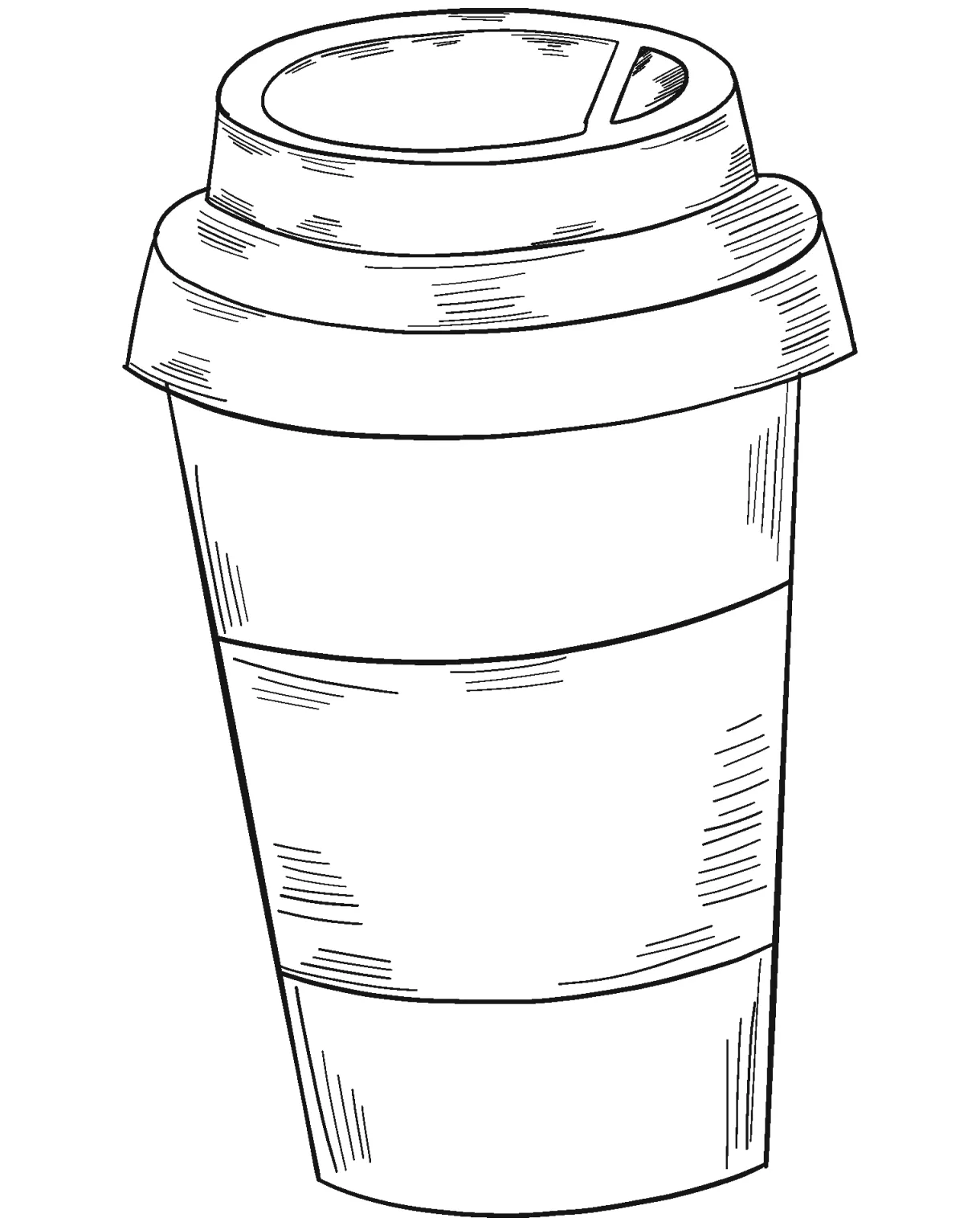 Cup of Coffee coloring page - ColouringPages