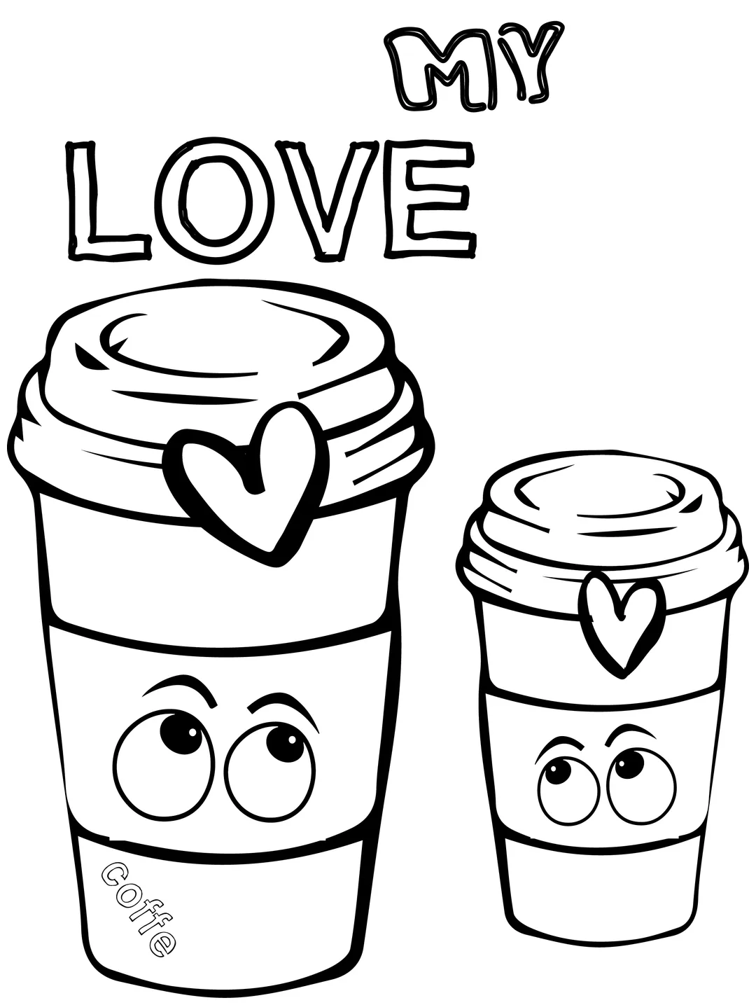 Coffee cup coloring page coloring nation