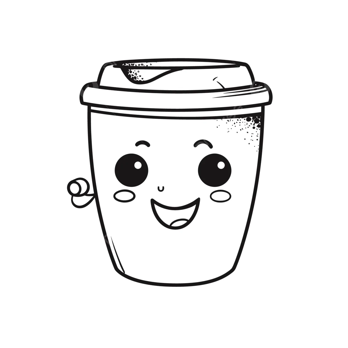 Coffee Cup Coloring Page Printable Coloring Pages