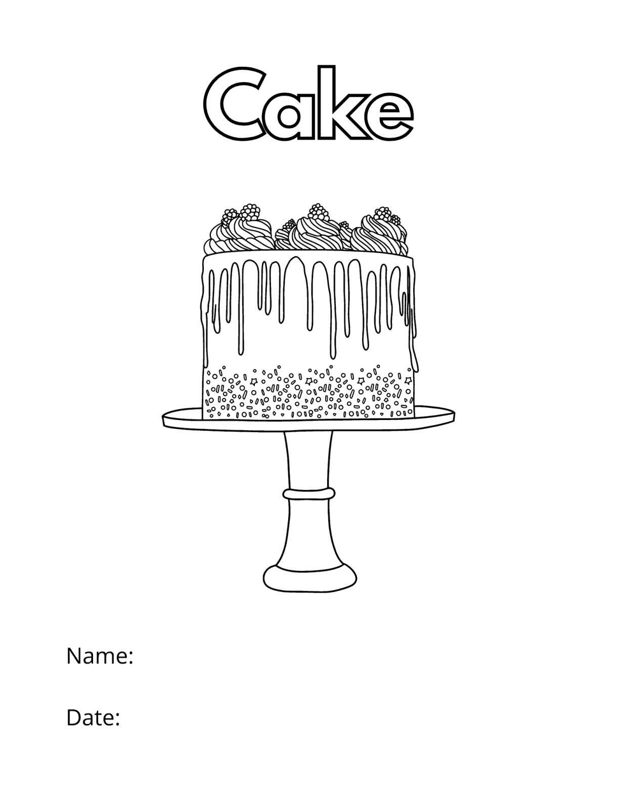 S 🎂 🖍️ unleash your child's inner pastry chef!