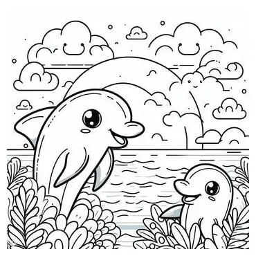 Coloring page smiling ocean by earth cool guy tpt