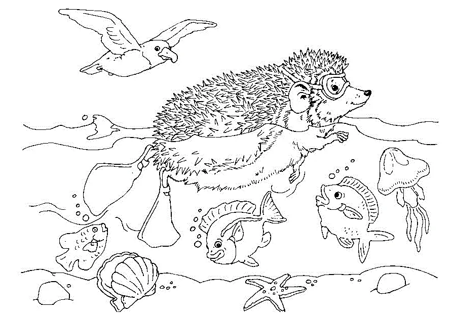 Free printable ocean coloring pages for kids