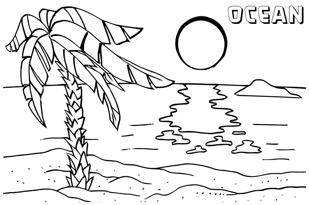 Free printable ocean coloring pages for kids