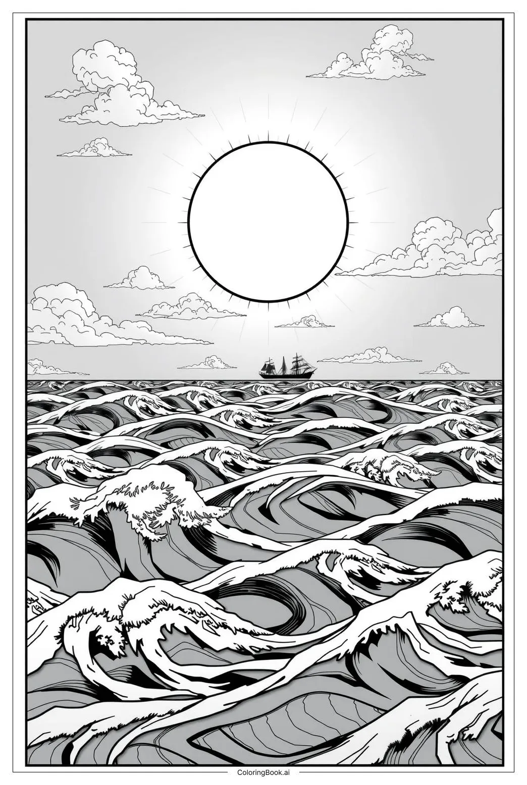 Solar eclipse over a free pdf&png printable