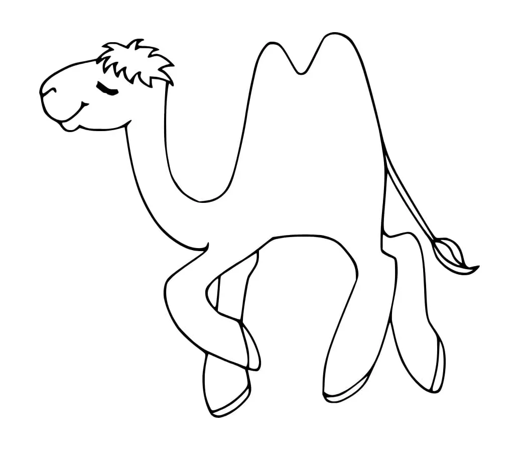 Camel coloring pages coloringlib