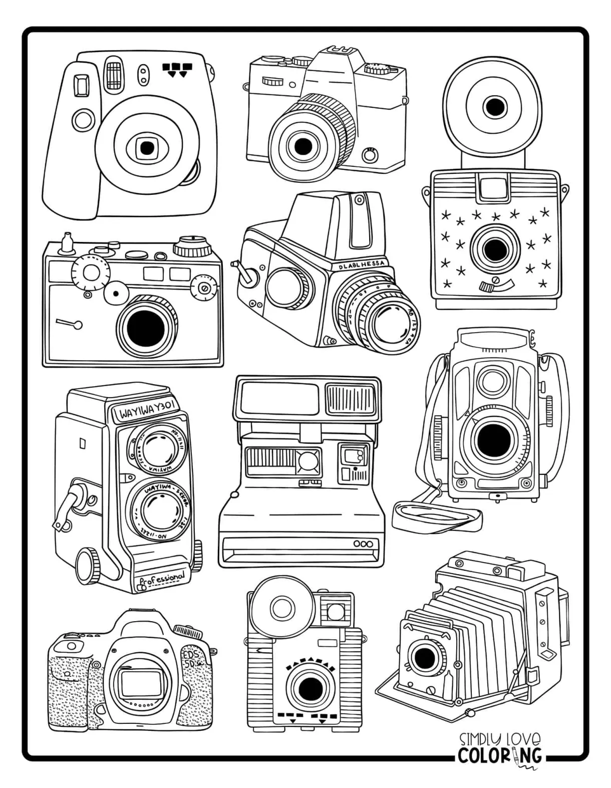 S free pdf printables simply love coloring