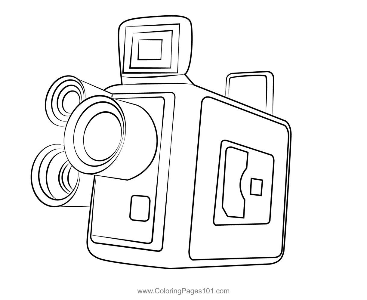 Old for kids free cameras printable coloring