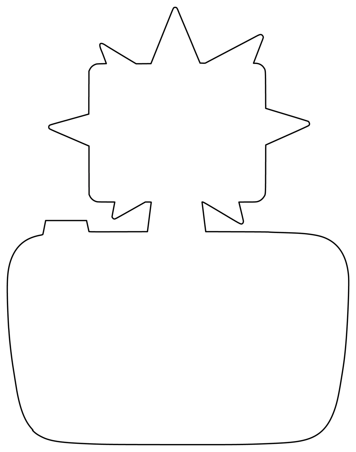 Shape of flash camera free printable papercraft templates