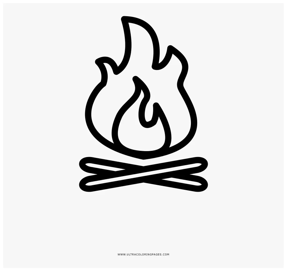 Campfire coloring page , free transparent clipart clipartkey