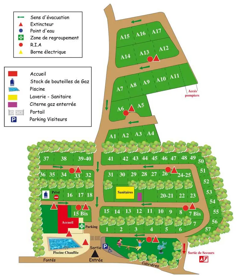 Camping proche Pézenas dans l'Hérault Camping 4 étoiles