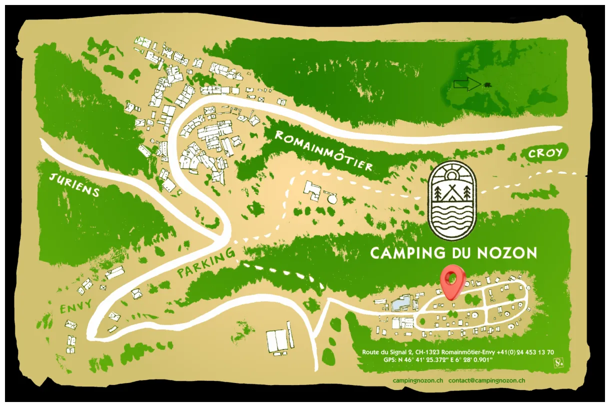 Camping du nozon [ouvert depuis le mercredi 29 mars 2025] laisser s