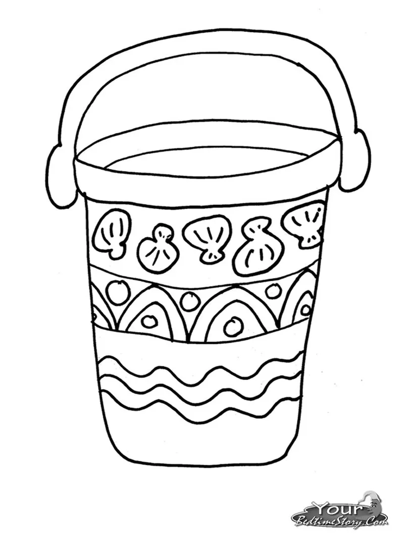 Bucket coloring page coloring home