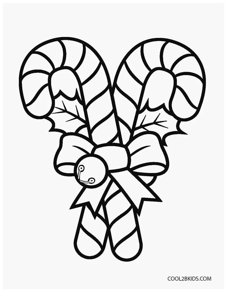 Free Printable Candy Cane Coloring Pages For Kids | Cool2bKids