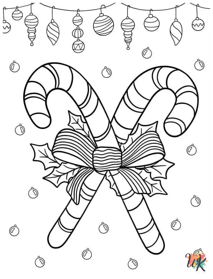 41 Candy Cane Coloring Pages | Fun & Festive Holiday Activity For Kids