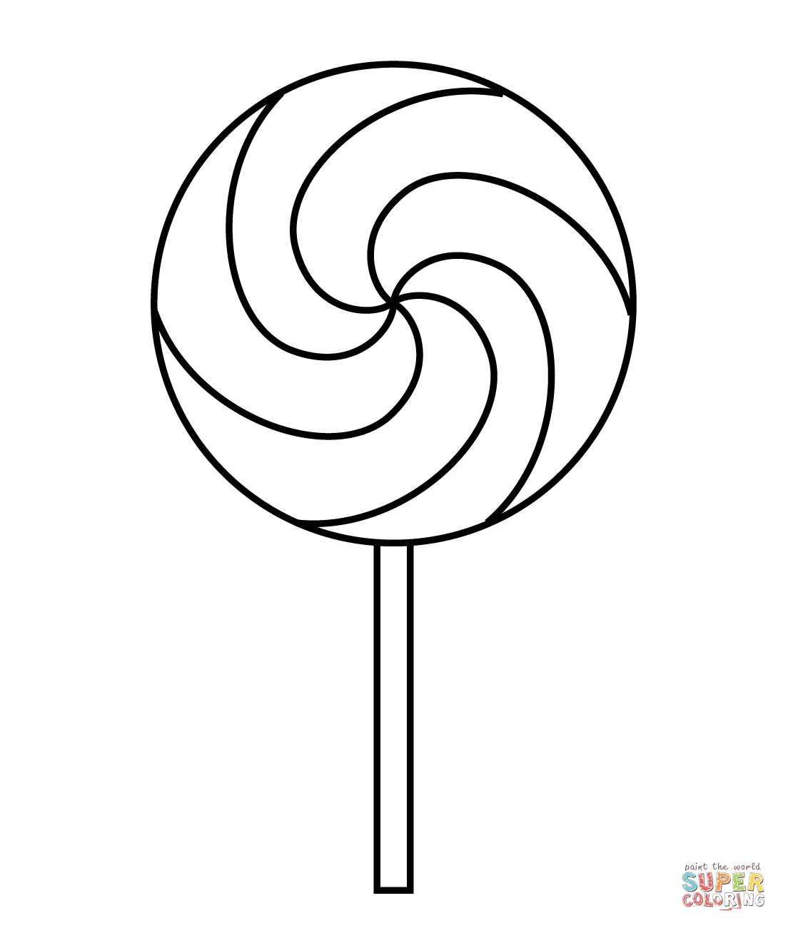 Candy coloring page | Free Printable Coloring Pages