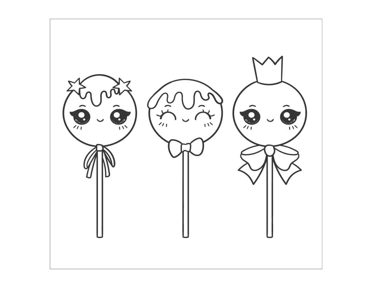 Candy Coloring Pages – Printable Coloring Pages. FREE
