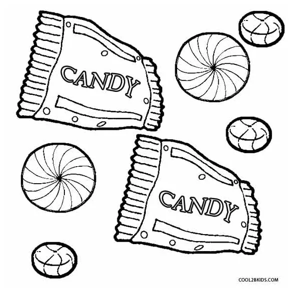 Printable Candy Coloring Pages For Kids | Cool2bKids