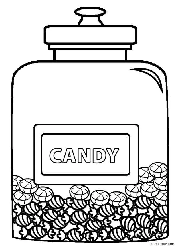 Printable Candy Coloring Pages For Kids | Cool2bKids