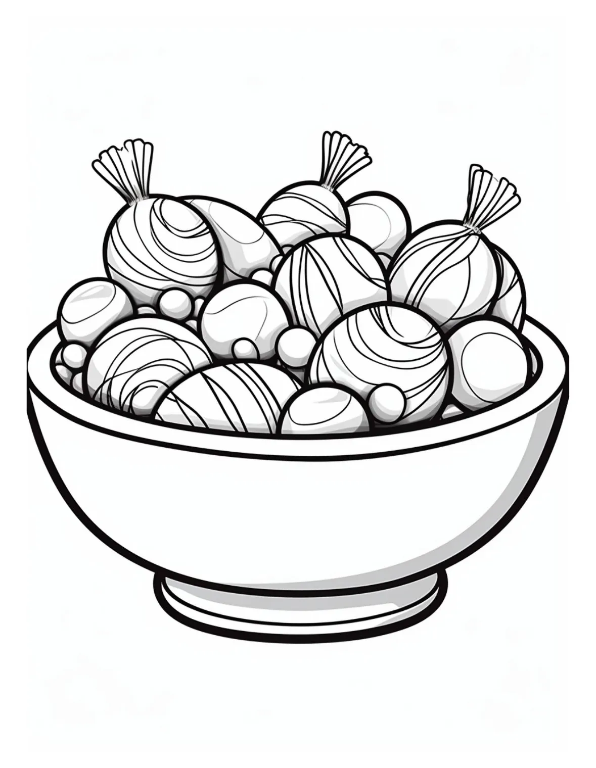 Candy Coloring Page Free Printable Candy Cane Coloring Pages For Kids