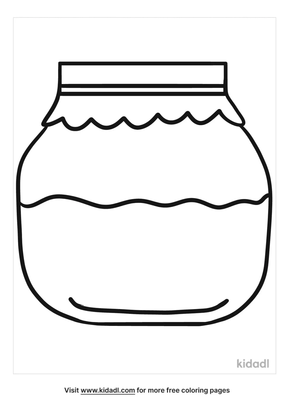 Free jar coloring page coloring page printables kidadl