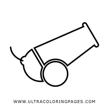 Cannon coloring page ultra coloring pages
