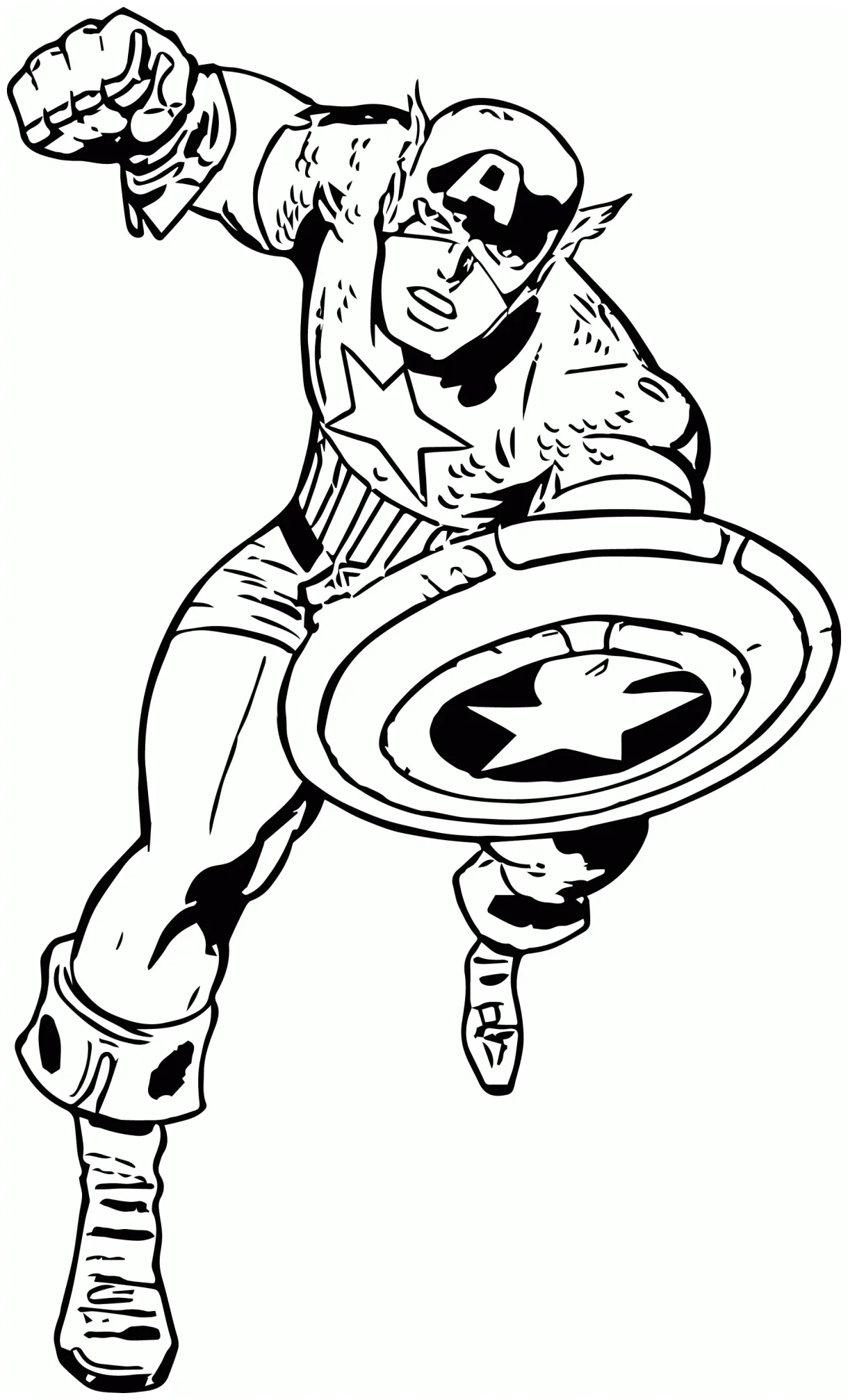 Captain america face coloring pages coloring home