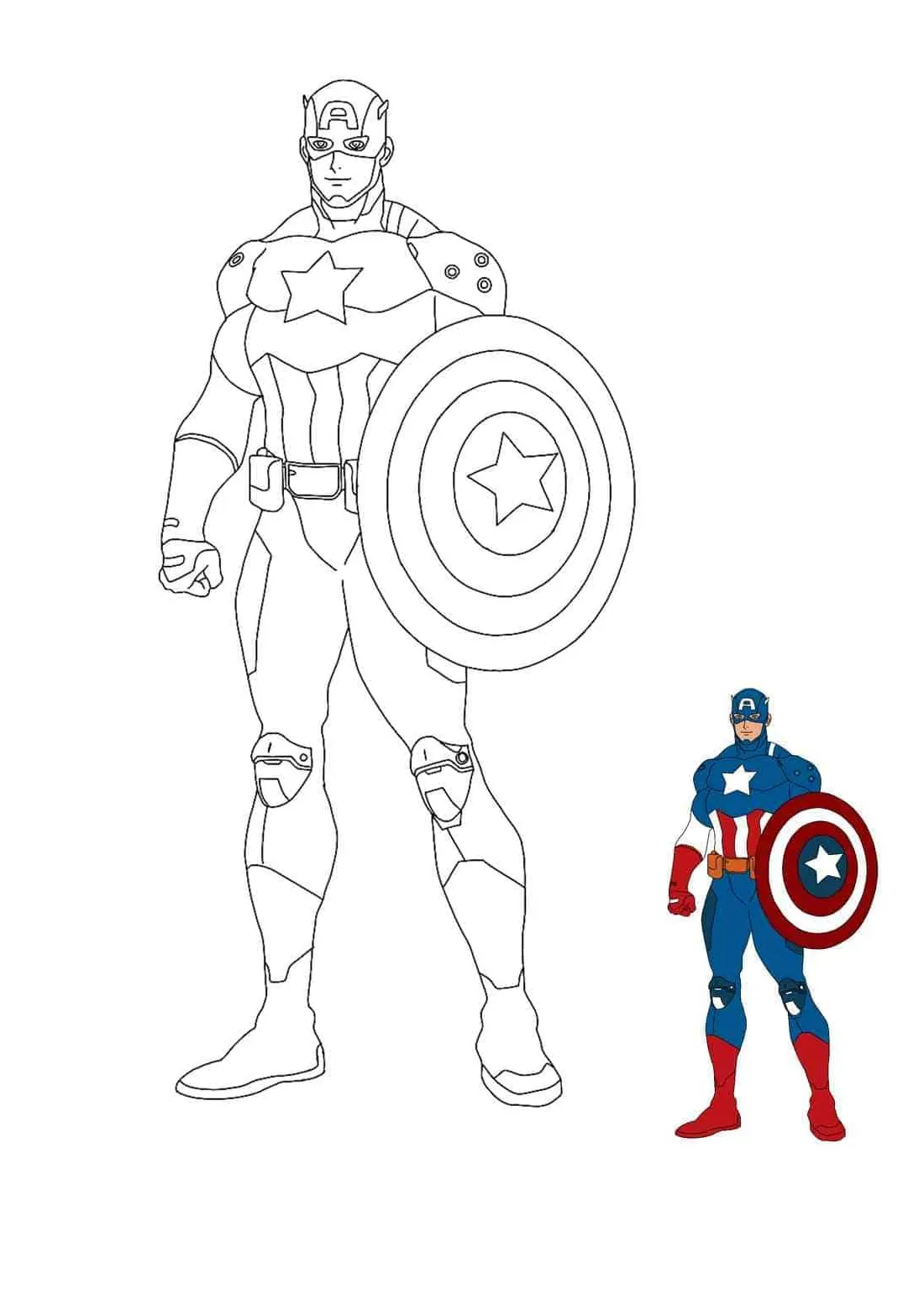 Captain America Shield Coloring Lego Captain America Throwing His