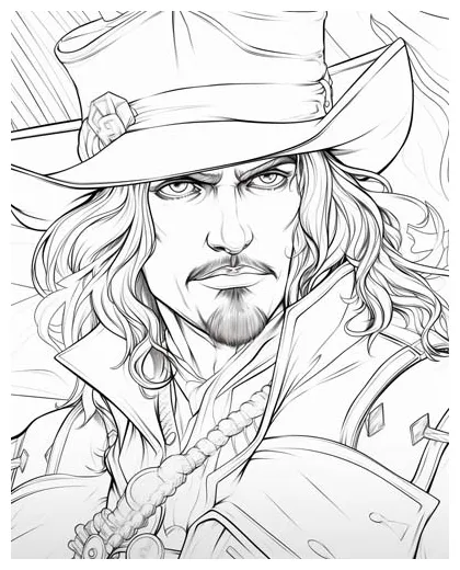 Captain Hook Coloring Pages