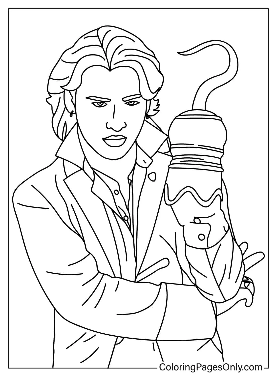 Captain Hook - Free Printable Coloring Pages