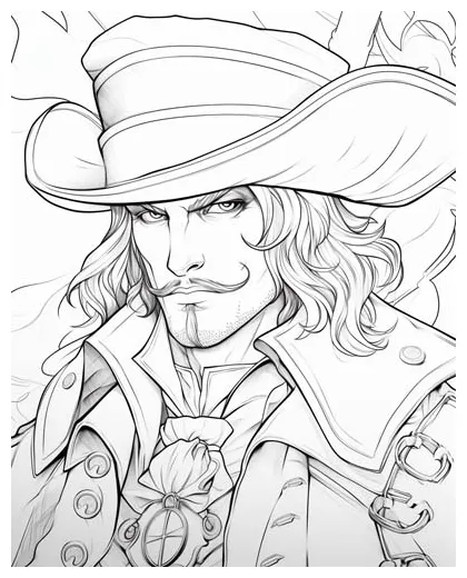 Captain Hook Coloring Pages
