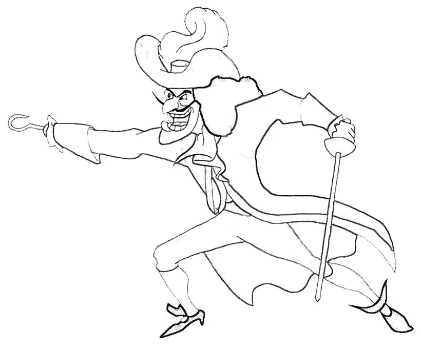 Captain Hook Coloring Pages at GetColorings.com | Free printable