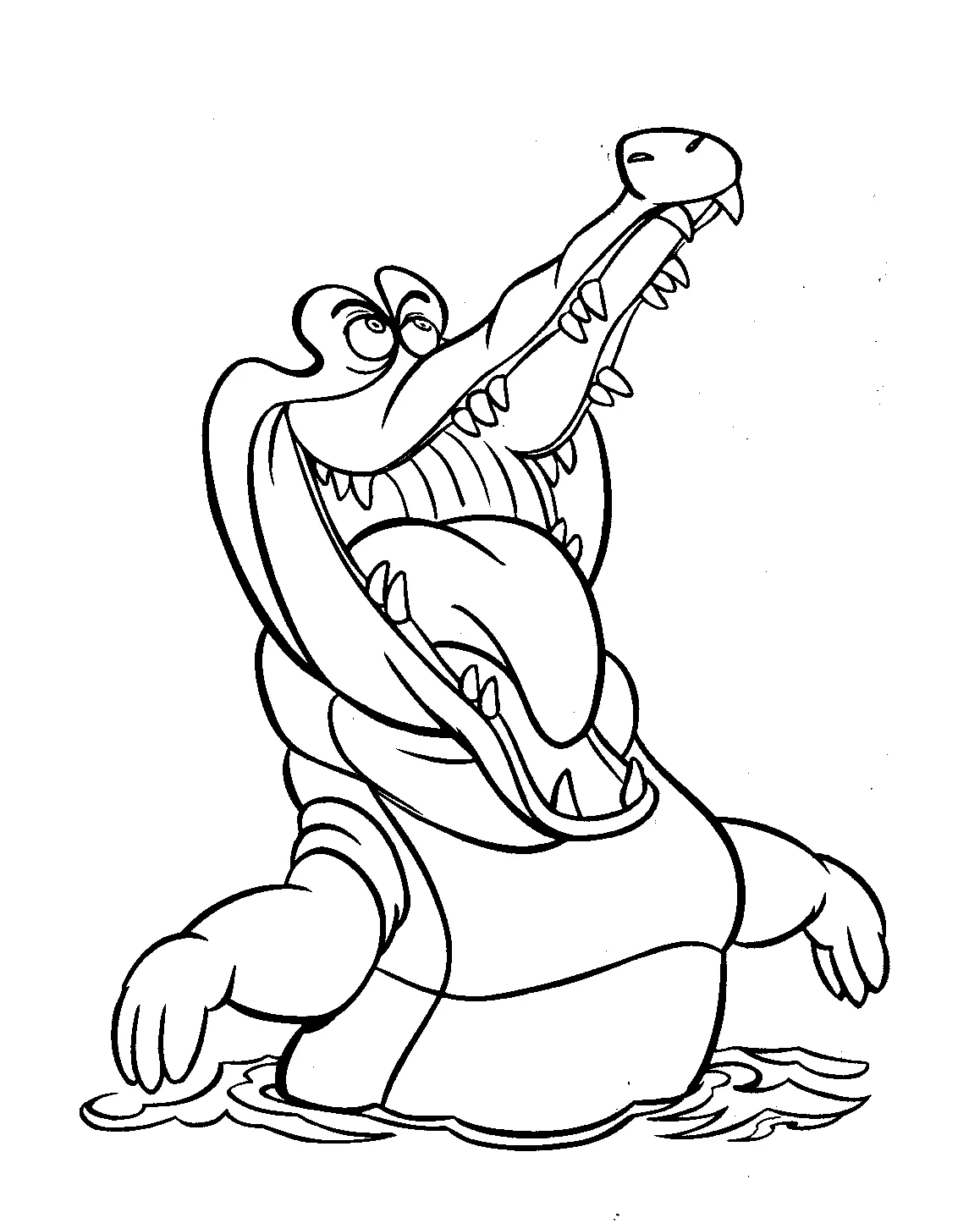 Captain hook coloring pages to download and print for free