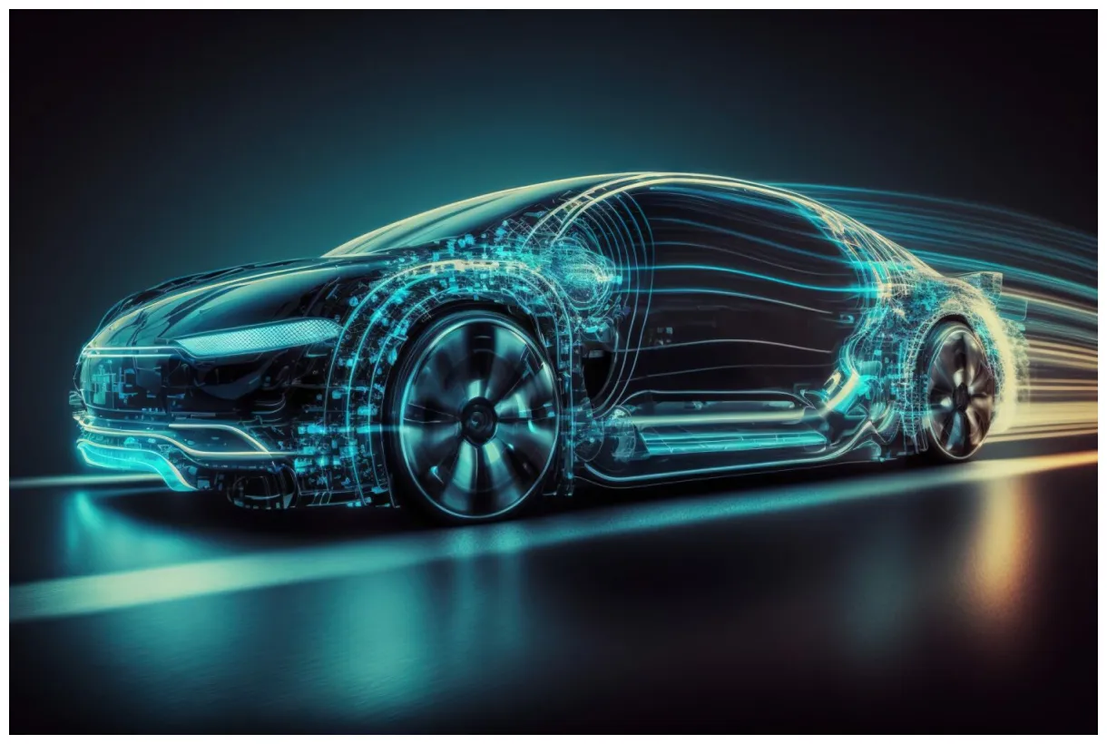 The art of the automobile how ai-generated art is shaping the future printable coloring page