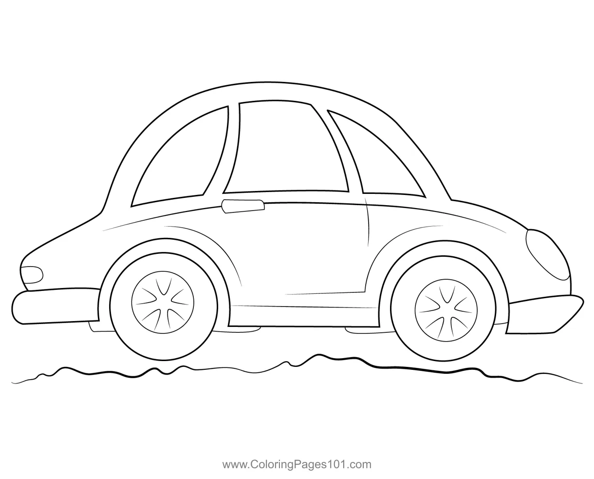 Cartoon for kids free cars printable coloring pages