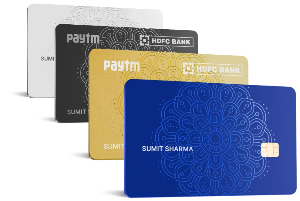 Paytm Credit Cards - Apply Online & Get Exclusive Offers
