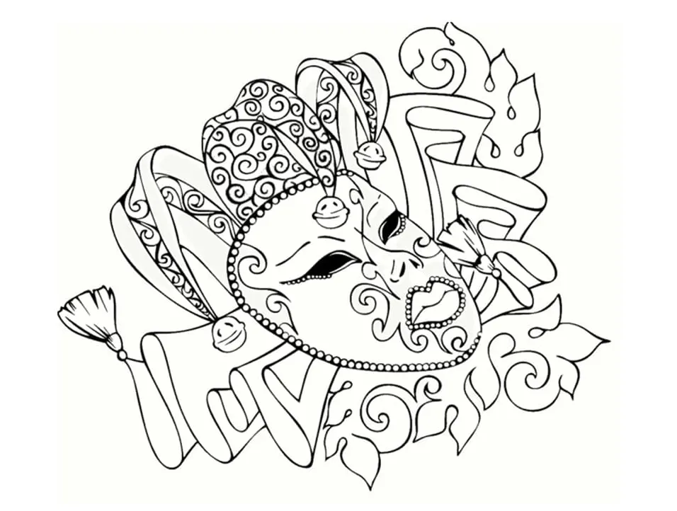 Printable carnival coloring page free printable coloring pages for kids printable coloring page