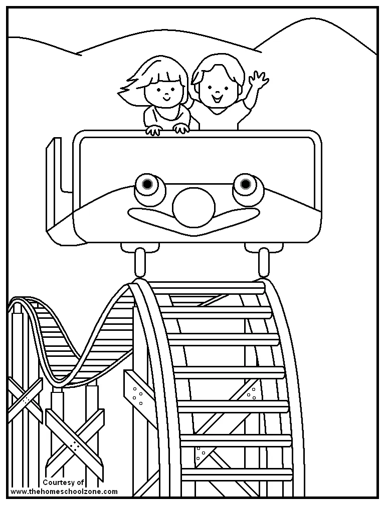 Printable carnival coloring pages Сохён