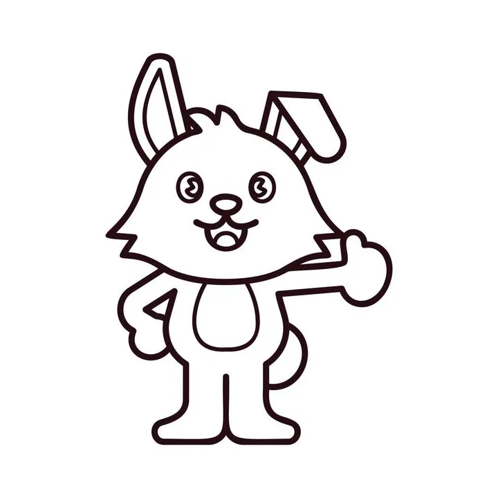 Carrot coloring page vector art, icons, and graphics for