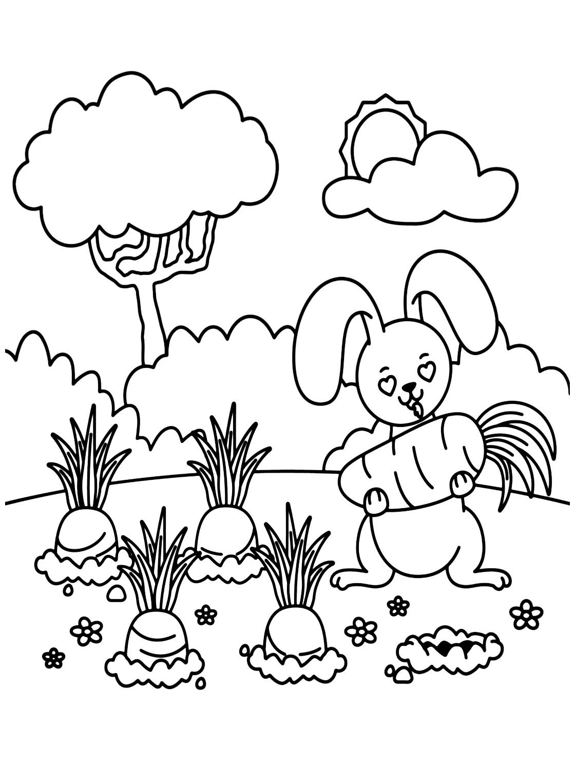 50+ carrot coloring pages free printable pdf & online coloring