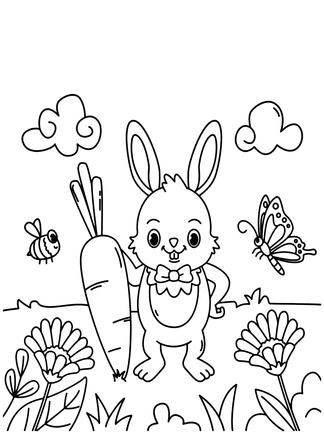 50+ carrot coloring pages free printable pdf & online coloring printable coloring page