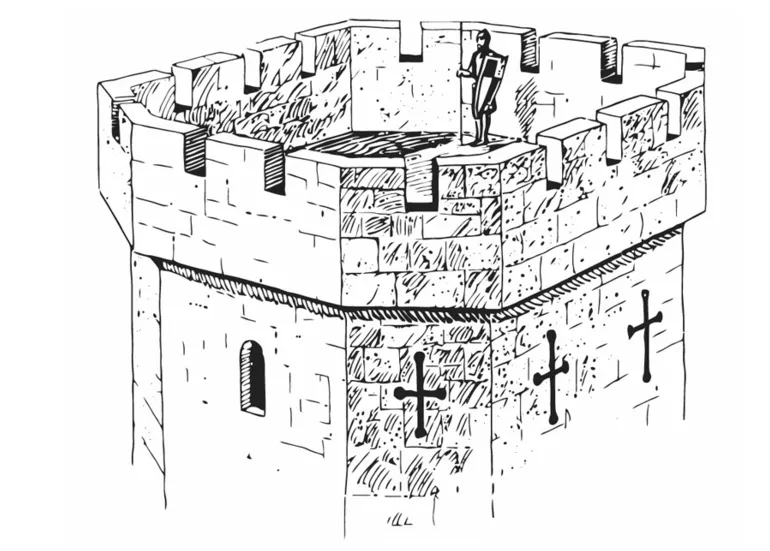 Coloring page castle tower free printable coloring pages img 18476