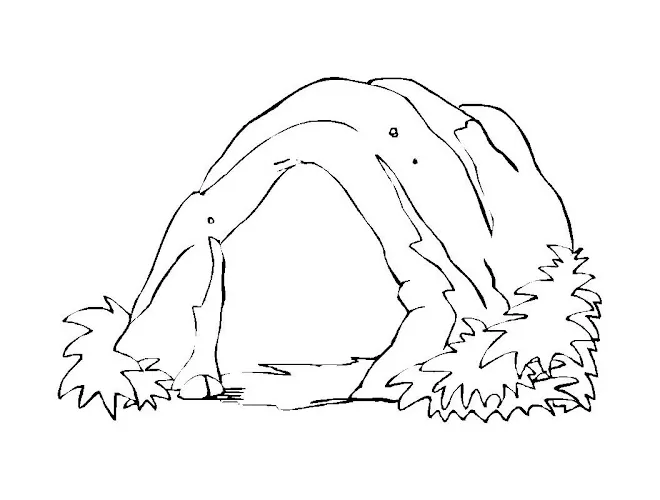 Cave coloring pages coloring pages